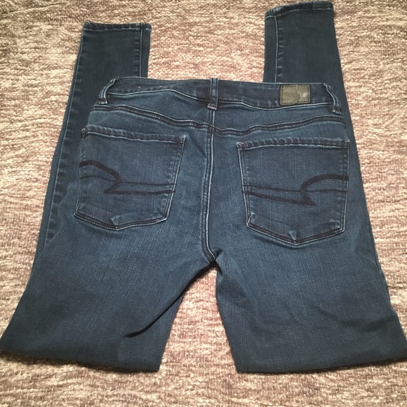 American Eagle Outfitters Denim - American Eagle High-Rise Jegging Jeans- Dark Wash